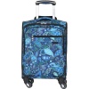 Ricardo Beverly Hills Luggage Sausalito Superlight 2.0 17-Inch 4W Universal Carry-On, Rhythm/Blue Paisley, Small