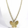 Jessica Simpson Lady Marrakesh Gold 32 Pierced Butterfly Pendant Necklace