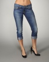 True Religion Women's Lizzy Crop Jean