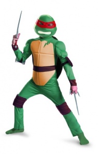 Teenage Mutant Ninja Turtles Raphael Animated Classic Muscle Costume