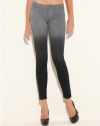 GUESS Ombre Power Skinny Jeans in Jet Black