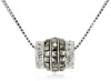 Judith Jack Mini Items Sterling Silver, Marcasite and Crystal Barrel Pendant Necklace, 18