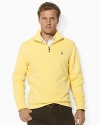 With superior comfort and versatility, this soft cotton pullover provides the perfect layer.