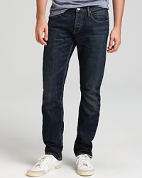 These Burberry jeans improve on everyday denim with Burberry's exquisite tailoring and premium finishes.