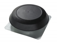 Broan 355BK 1200 CFM Roof Mount Powered Attic Ventilator, Black PVC Dome