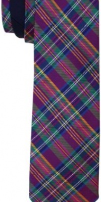 Tommy Hilfiger Men's Acid Multi Plaid Tie