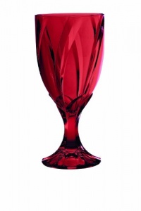 Noritake Breeze Red 12-Ounce Goblet, set of 4