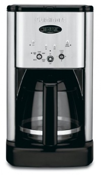 Cuisinart DCC-1200 Brew Central 12-Cup Programmable Coffeemaker, Black/Brushed Metal