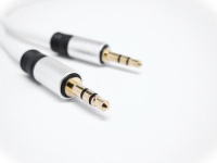 CITI - Premium 3.5mm Car Stereo Auxiliary Male to Male Aux-in Input Cable 6feet. Flexible White, Mesh Cable -Tangle Free