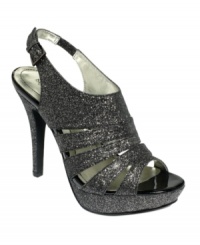 All-over glitter makes Style&co.'s Sierra evening sandals a stellar stand-out.