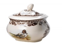 Spode Woodland Snipe Covered Sugar Bowl