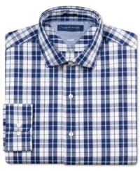 This clean-cut plaid shirt from Tommy Hilfiger is a welcome alternative to a work wardrobe of solids.