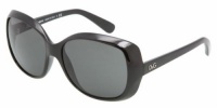 D&G Dolce & Gabbana Women's 0DD8075 Square Sunglasses,Black Frame/Gray Lens,one size