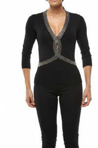 Roberto Cavalli - Stretchy Top Blouse Shirt Black