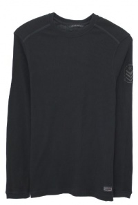 Sean John Shirt, Captains Crew Thermal Pm Black Large