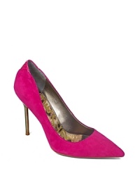 These Sam Edelman heels feature sharply pointed toes and skinny stiletto heels that make them standout, end to end.