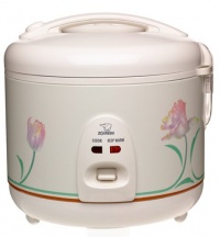 Zojirushi NS-RNC10 Automatic 5-1/2-Cup (Uncooked) Rice Cooker and Warmer