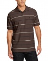 Nautica Men's FCA Striped Deck Short Sleeve Polo Shirt