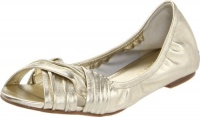 Cole Haan Women's Air Nadine OT Ballet Flat,White Gold,7.5 B US