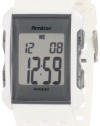 Armitron Men's 408177WHT Square Chronograph White Resin Digital Sport Watch