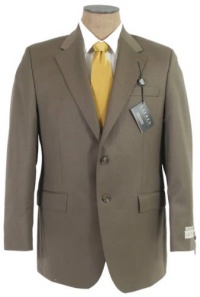 Ralph Lauren Mens 2B Solid Taupe Wool Sport Coat Jacket