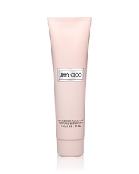 The luxurious Jimmy Choo Perfumed Body Lotion envelops the skin in a veil of feminine sensuality, leaving it fragranced with the glamorous scent of fruity chypre with warm, rich, woody depths. 5 oz.