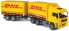 Bruder Man DHL Truck with Trailer