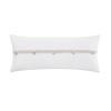 Echo Fan Floral Decorative Pillow - White - 12x26