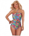 Ralph Lauren Underwater Surprise 2-Piece Halter Tankini Swimsuit