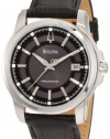 Bulova Men's 96B158 Precisionist Leather strap Watch