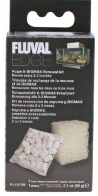 Fluval EDGE Foam & Biomax Filter Media Renewal Kit