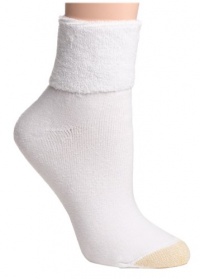 Gold Toe Women's 3-Pack Wimbledon Athletic Turn-Cuff Sock