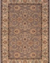 Sphinx Salerno Area Rug 2859F Grey Persian Leaves 6' 7 x 9' 6 Rectangle