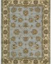 Nourison Mahal Blue/Ivory Persian 5-Feet by 7-Feet 100-Percent Wool Area Rug