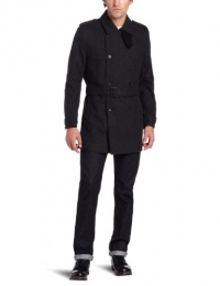 Calvin Klein Sportswear Men's Modern Wool Trench Coat, Zoltan Heather, Small