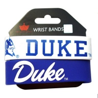 Duke Blue Devils Rubber Wrist Band Set of 2 NCAA