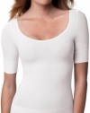 Spanx On Top and In Control Elbow Length Scoop Neck - White