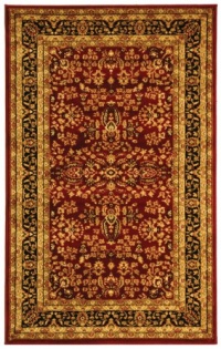 Safavieh Lyndhurst Collection LNH214A Red and Black Area Rug, 3-Feet 3-Inch by 5-Feet 3-Inch