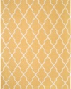 Rizzy Home SG2417 Swing 5-Feet by 8-Feet Area Rug, Yellow