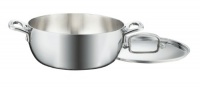 Cuisinart FCT3545-24 French Classic Tri-Ply Stainless 4-1/2-Quart Dutch Oven with Cover