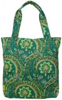 Amy Butler for Kalencom Sarah Tote - Feather Paisley Peacock