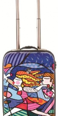 Heys USA Luggage Britto Love Blossoms 22 Inch Hardside Carry-on Spinner, Blossom, 22 Inch