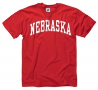 Nebraska Cornhuskers Red Arch T-Shirt