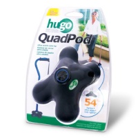 Hugo Mobility Quadpod Ultra Stable Cane Tip with Compact Quad Design, 3/4 Inches, Black