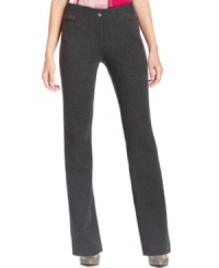 Alfani's sleek straight-leg pants are made special with studded detail at the pockets. (Clearance)