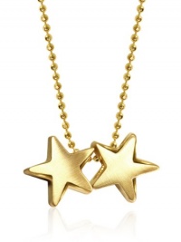 Alex Woo Little Signs Twin Stars Pendant Necklace