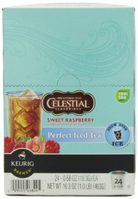 Green Mountain Sweet Raspberry Black Perfect Iced Tea,  K-Cup Portion Pack for Keurig K-Cup Brewers, 24-Count