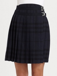 Inspired by the traditional kilt, this fashion-forward, pleated skirt is a must-have.Pleated skirtAbout 21 long74% wool/20% nylon/5% cotton/1% elastaneDry cleanImported Model shown is 5'9½ (176cm) wearing US size 4. 