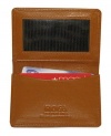 MW30070 Genuine New Leather Credit Card Holder ID Window 2.75 x 4 Wallet Available in Different Colors