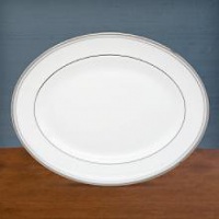 Lenox Federal Platinum Oval Platter, Slate